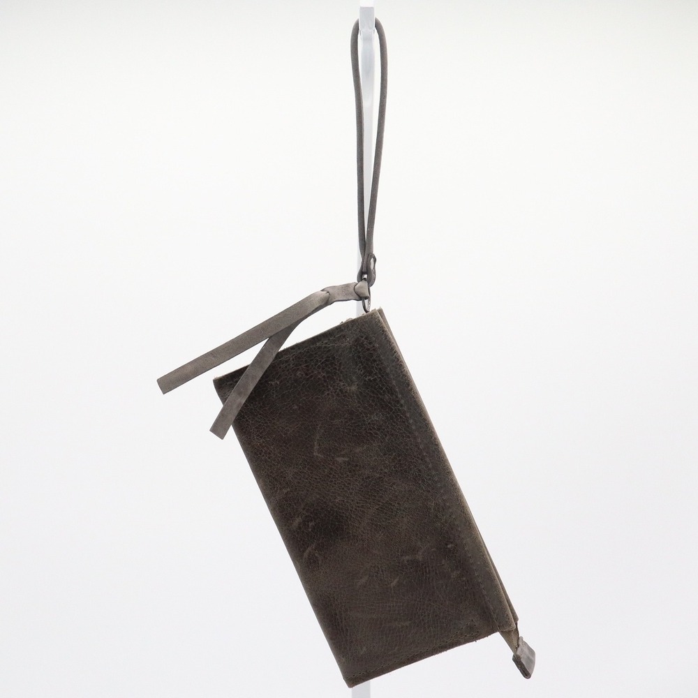 Classic Black Leather Wristlet Clutch - Versatile Everyday Style